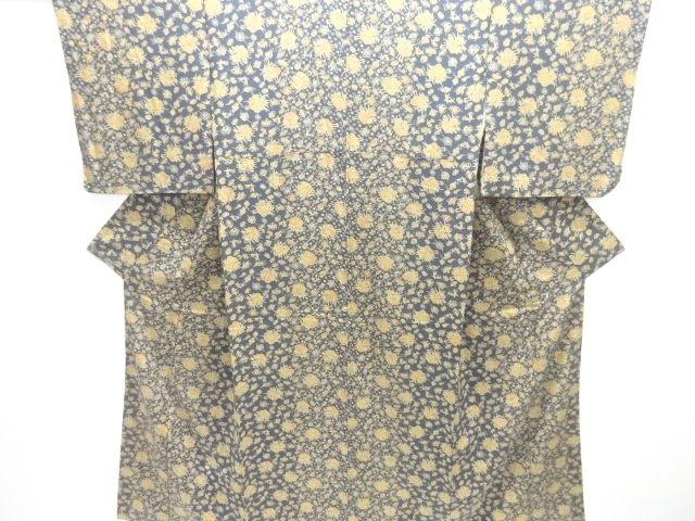 JAPANESE KIMONO / KOMON / FLORAL CART